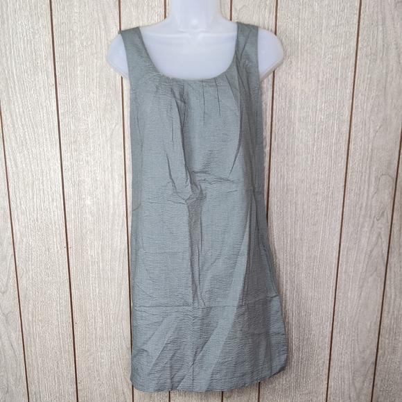 J. Crew Embossed Playa Dress 0 New Pale Surplus Gray Cotton - Picture 2 of 10